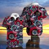 Columbus Blue Jackets Hawaiian Shirt Style Gift Big Floral Button Up