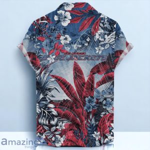 Columbus Blue Jackets NHL Hawaiian Shirt Tropical Skull Design For Men Women Product Photo 2