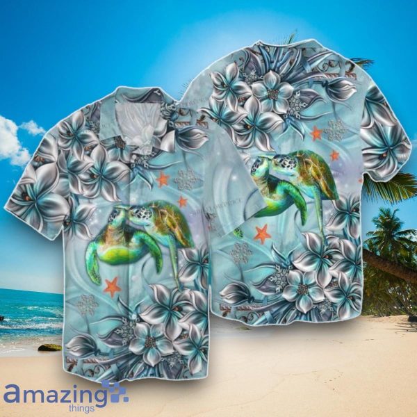 Couple Turtle Hawaiian Shirt Impressive Gift For Men And Women Product Photo 1