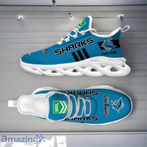 Cronulla-Sutherland Sharks NRL Max Soul Shoes Custom Name Gift For Fans Product Photo 2