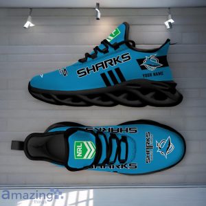 Cronulla-Sutherland Sharks NRL Max Soul Shoes Custom Name Gift For Fans Product Photo 4