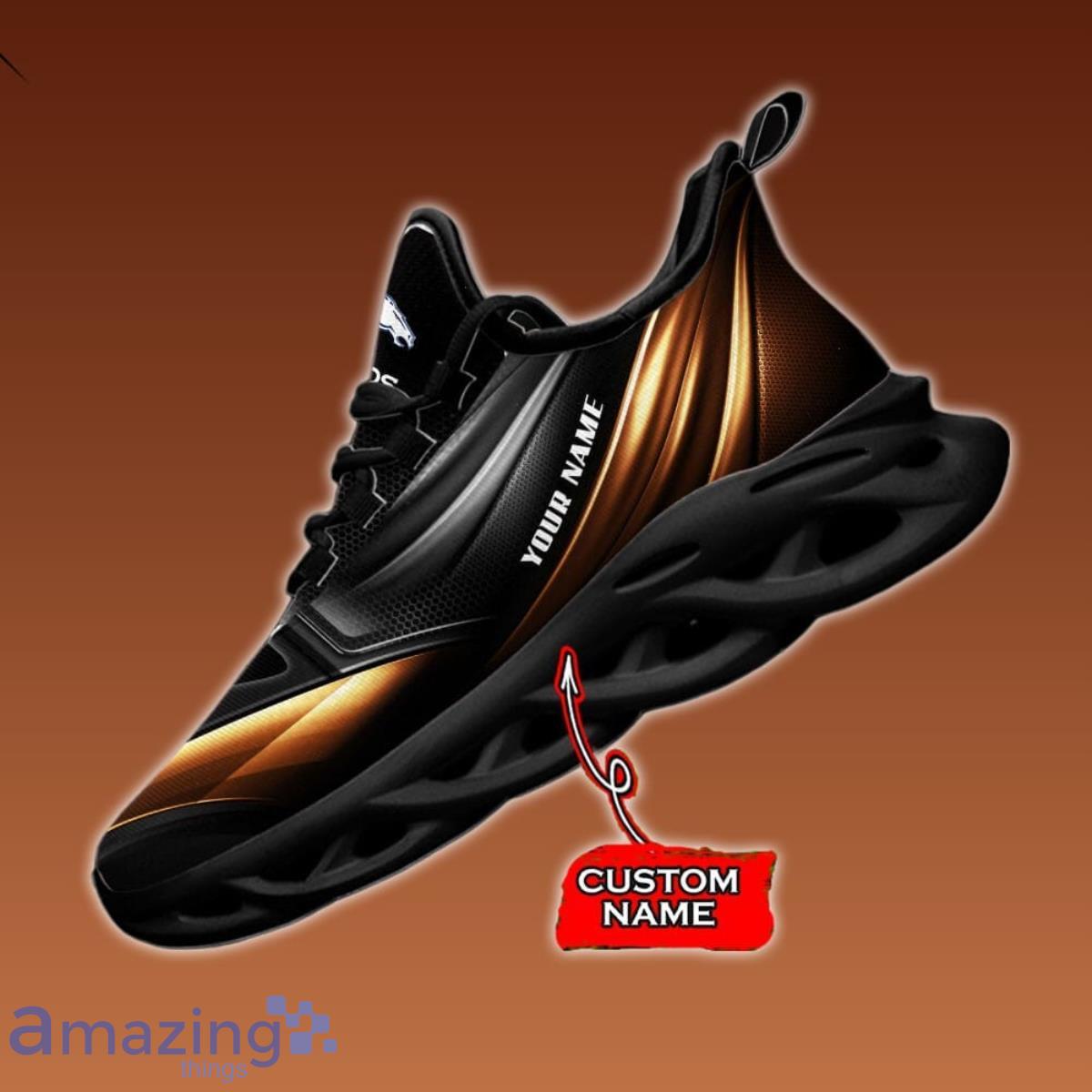 Custom Name Denver Broncos Max Soul Shoes Impressive Gift For Men Women image Custom Name Denver Broncos Max Soul Shoes Impressive Gift For Men Women Product Photo 2