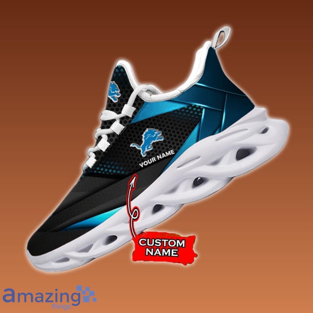 Custom Name Detroit Lions Max Soul Shoes Best Gift For Men Women image Custom Name Detroit Lions Max Soul Shoes Best Gift For Men Women Product Photo 1