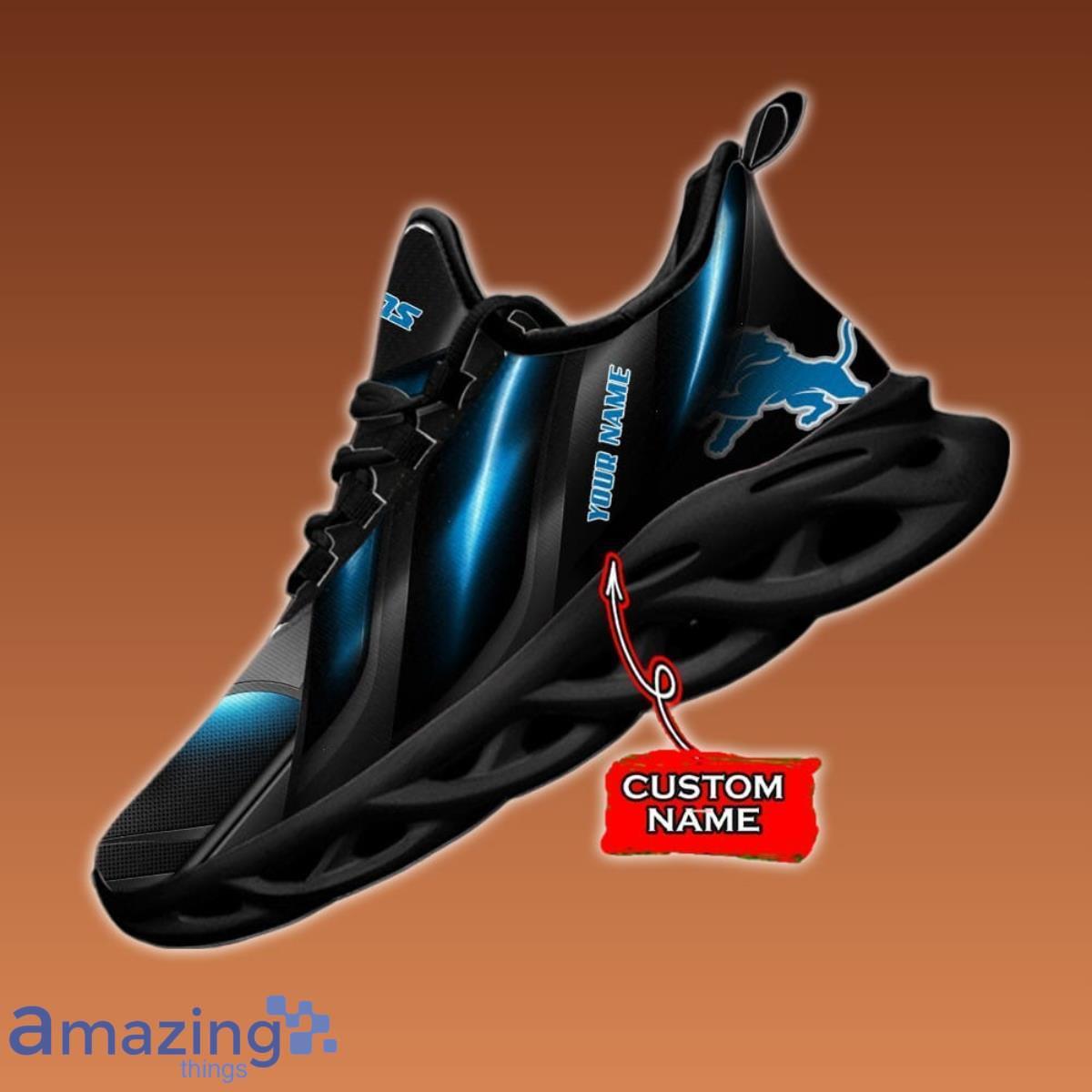 Custom Name Detroit Lions Max Soul Shoes Style Gift image Custom Name Detroit Lions Max Soul Shoes Style Gift Product Photo 2
