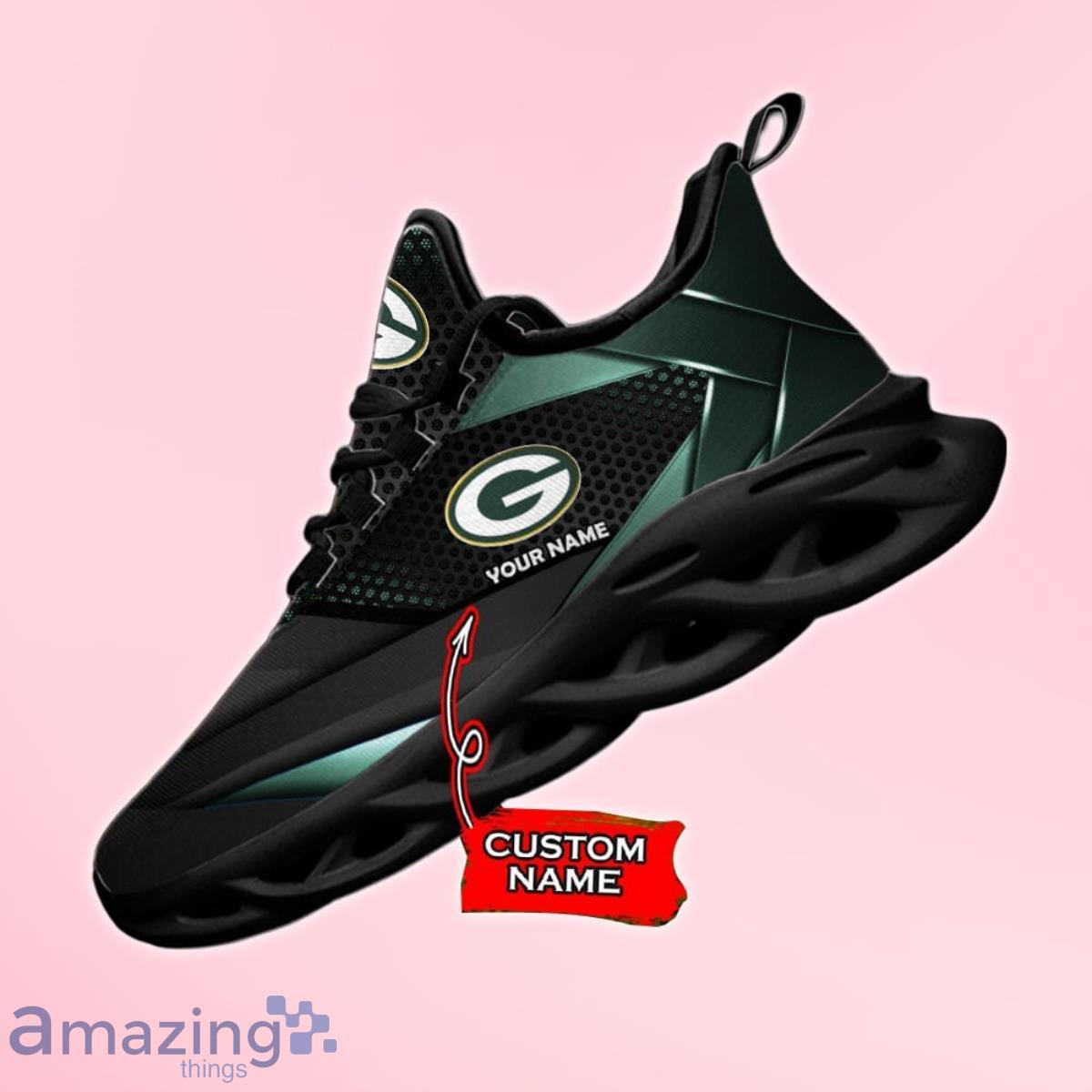 Custom Name Green Bay Packers Custom Name Max Soul Shoes image Custom Name Green Bay Packers Custom Name Max Soul Shoes Product Photo 2
