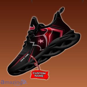 Custom Name Houston Texans Max Soul Shoes Style Gift Product Photo 2