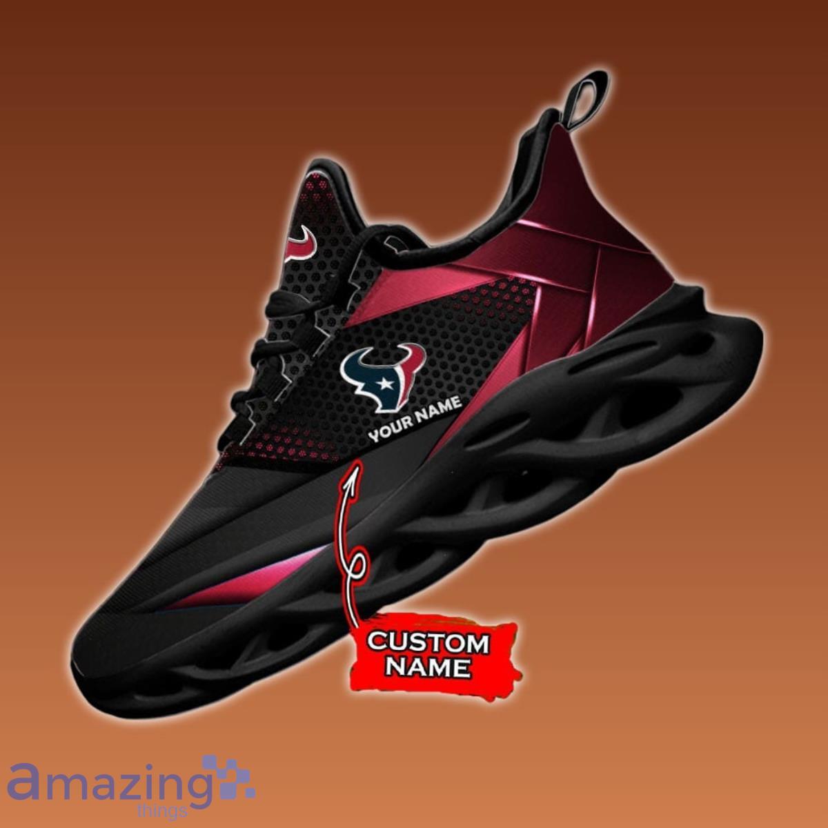 Custom Name Houston Texans Max Soul Shoes Unique Gift image Custom Name Houston Texans Max Soul Shoes Unique Gift Product Photo 2