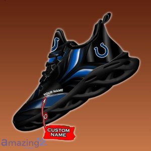 Custom Name Indianapolis Colts Max Soul Shoes Best Gift Product Photo 2