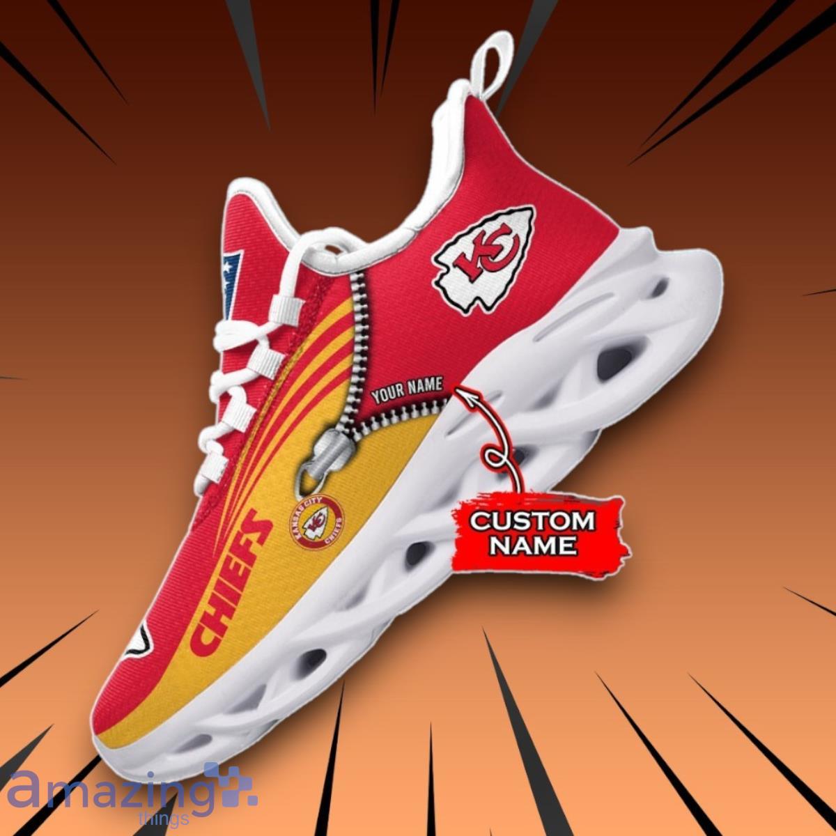 Custom Name Kansas City Chiefs Max Soul Shoes Impressive Gift For Men And Women image Custom Name Kansas City Chiefs Max Soul Shoes Impressive Gift For Men And Women Product Photo 1