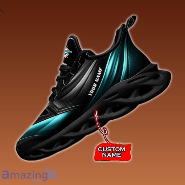 Custom Name Miami Dolphins Max Soul Shoes Impressive Gift For Men Women Product Photo 2