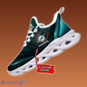 Custom Name Miami Dolphins Personalized Max Soul Shoes Product Photo 1