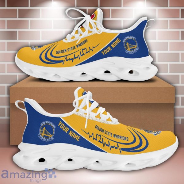 Custom Name NBA Golden State Warriors Personalized Sneakers For Fans Product Photo 1