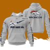 Custom Name NFL Denver Broncos Just Hate Us Grey Hoodie 3D Printed Classic Style