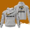 Custom Name NFL Jacksonville Jaguars Just Hate Us Grey Hoodie 3D Printed Classic Style