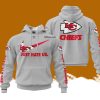 Custom Name NFL Kansas City Chiefs Just Hate Us Grey Hoodie 3D Printed Classic Style