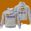 Custom Name NFL Minnesota Vikings Just Hate Us Grey Hoodie 3D Printed Classic Style