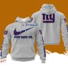 Custom Name NFL New York Giants Just Hate Us Grey Hoodie 3D Printed Classic Style