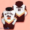 Custom Name Number Malibu Fruit Rum Brand 3D Hoodie Impressive Gift