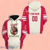 Custom Name Number Miller High Life Brand 3D Hoodie Impressive Gift