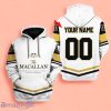 Custom Name Number The Macallan Whiskey Hoodie