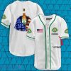 Custom Name Vintage White USA Flag Dixie Beer Baseball Jersey Shirt Best Gift For Men And Women