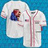 Custom Name Vintage White USA Flag Tim Hortons Baseball Jersey Shirt Best Gift