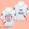 Customized Pabst Blue Ribbon If Found Drunk Please Return To 3D Hoodie Impressive Gift For Men And Women