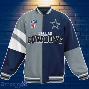 Dallas Cowboys Baseball Jacket Custom Number & Name Youth Style For Fans Product Photo 3