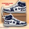 Dallas Cowboys Custom Name Air Jordan High Top Trendy Style For Fans