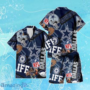 Dallas Cowboys NFL Combo Hawaiian Shirt & Short Trending Gift For Fans Product Photo 1