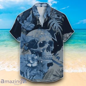 Dallas Cowboys NFL Hawaiian Shirt Floral And Skull Unique Design For Fans Product Photo 1
