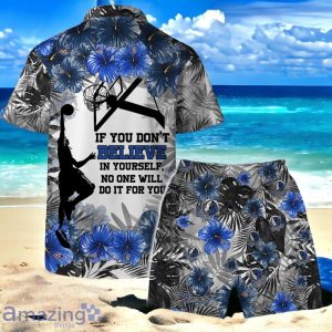 Dallas Mavericks National Basketball Association Hawaiian Shirt And Short Floral Pattern image Dallas Mavericks National Basketball Association Hawaiian Shirt And Short Floral Pattern Product Photo 2