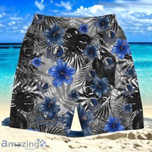 Dallas Mavericks National Basketball Association Hawaiian Shirt And Short Floral Pattern image Dallas Mavericks National Basketball Association Hawaiian Shirt And Short Floral Pattern Product Photo 4