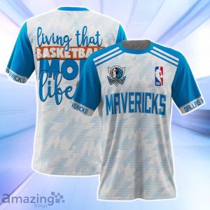 Dallas Mavericks NBA Living That Basketball Mom Life 3D Shirt Product Photo 1