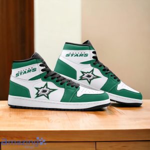Dallas Stars Air Jordan Hightop Shoes Special Gift For Fans image Dallas Stars Air Jordan Hightop Shoes Special Gift For Fans Product Photo 2