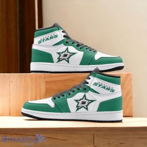 Dallas Stars Air Jordan Hightop Shoes Special Gift For Fans Product Photo 1