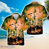 Dancing Skeletons Halloween Hawaiian Shirt Summer Vacation Button Shirt