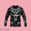 Dark Demon Skull Zip Up 3D Hoodie Gift For Men And Women