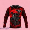 Dark Ghost Skull Zip Up 3D Hoodie Gift For Men And Women