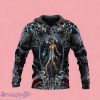 Death And The Maiden Fantasy Couple Love Skull Zip Up 3D Hoodie Gift For Men And Women