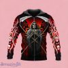 Death Note Skull Zip Up 3D Hoodie Gift For Men And Women