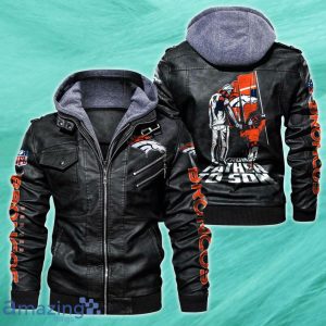 Denver Broncos 2D Leather Jacket Style Gift Product Photo 2