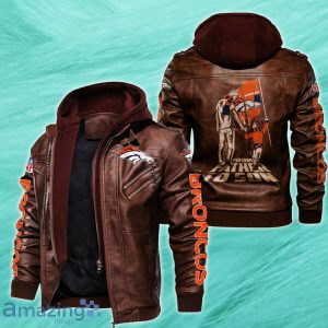 Denver Broncos 2D Leather Jacket Style Gift Product Photo 1