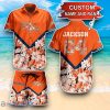 Denver Broncos Combo Hawaiian Shirt And Shorts Custom Number & Name Trendy Combo For Fans