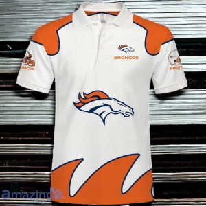 Denver Broncos Mens Polo Shirts Impressive Gift White Product Photo 1