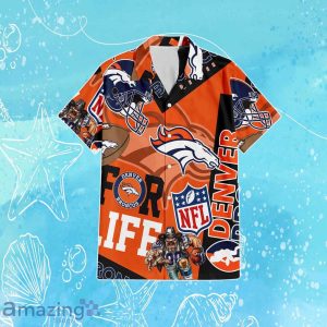 Denver Broncos NFL Combo Hawaiian Shirt & Short Trending Gift For Fans Product Photo 2