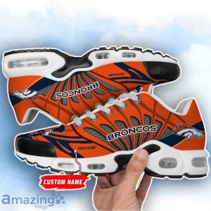 Denver Broncos NFL Custom Name TN Sport Shoes Air Glide Runners For Fans Product Photo 2