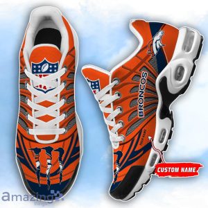 Denver Broncos NFL Custom Name TN Sport Shoes Air Glide Runners For Fans Product Photo 1