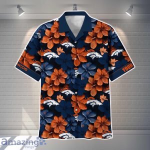 Denver Broncos NFL Flower Hawaiian Shirt Custom Name Gift Ideas For Men Women Product Photo 2