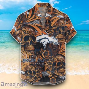 Denver Broncos NFL Hawaiian Shirt Jungle Skull Unique Design For Fans Product Photo 1